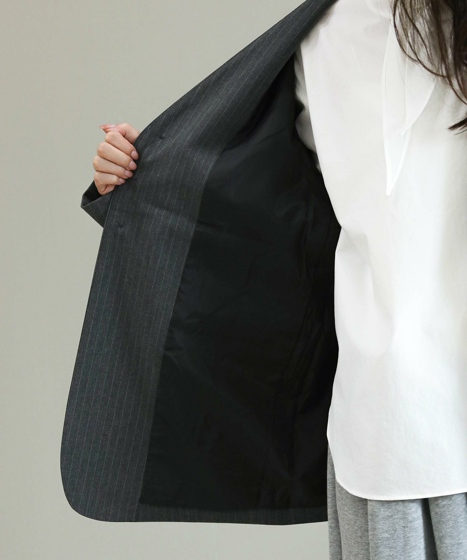 The rejoiceカラーレスオーバージャケット【anuke】 | SEKIMIKI Online