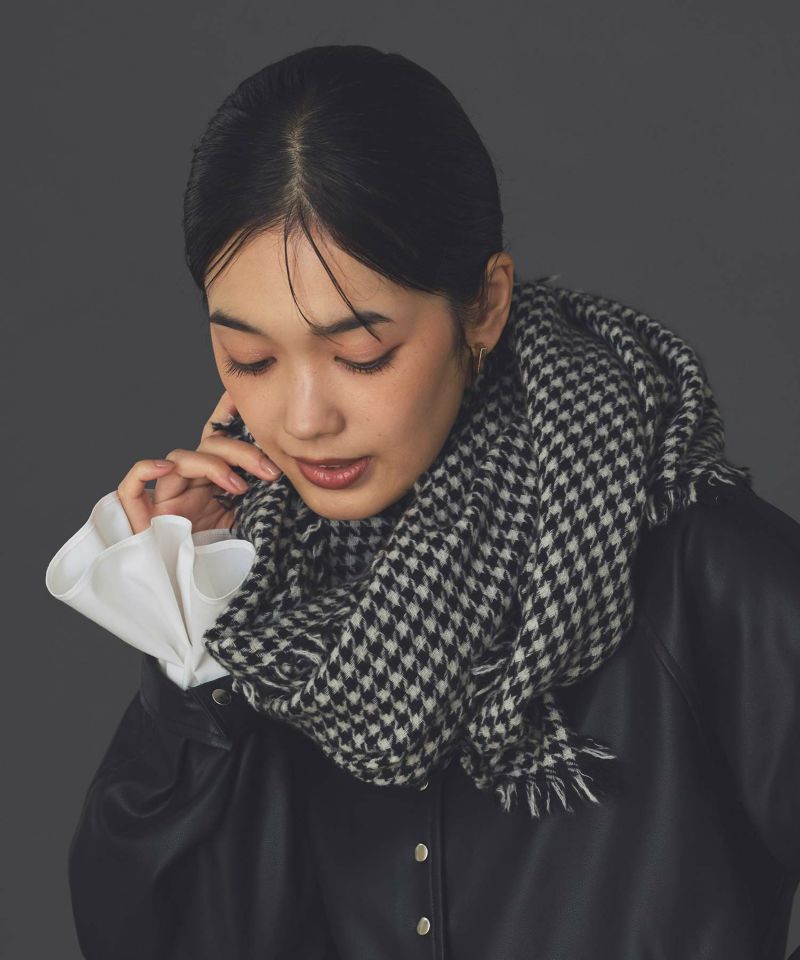 Gready Brilliant千鳥カシミヤストール | SEKIMIKI Online