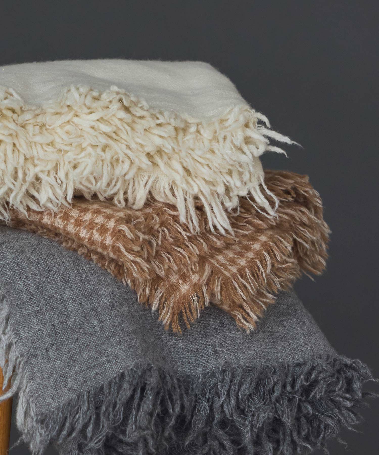 Gready Brilliant千鳥カシミヤストール | SEKIMIKI Online