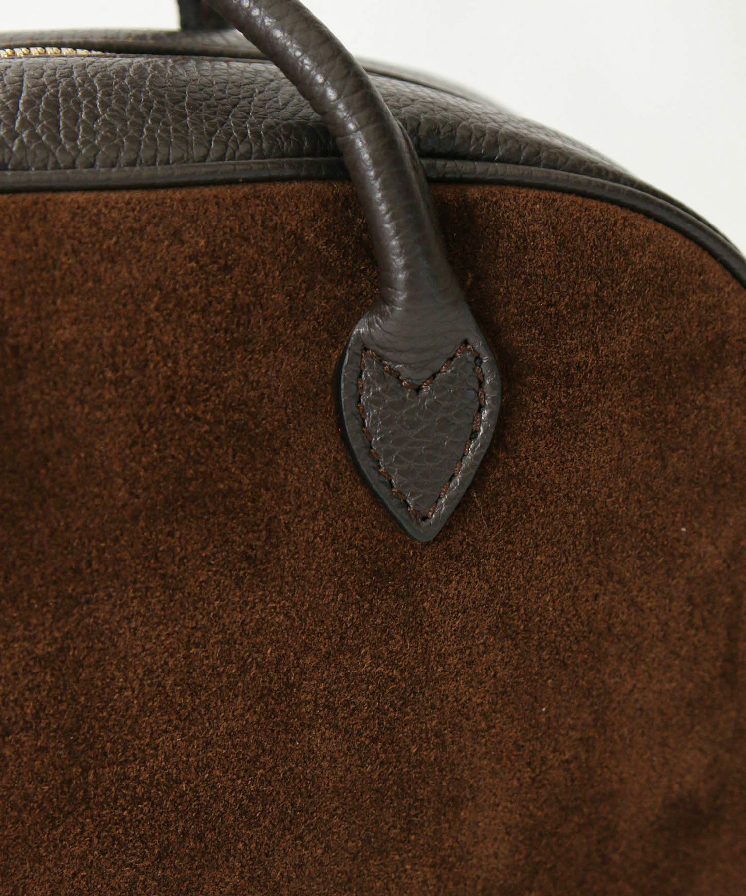 Gready Brilliantスエード×レザーボストン | SEKIMIKI Online