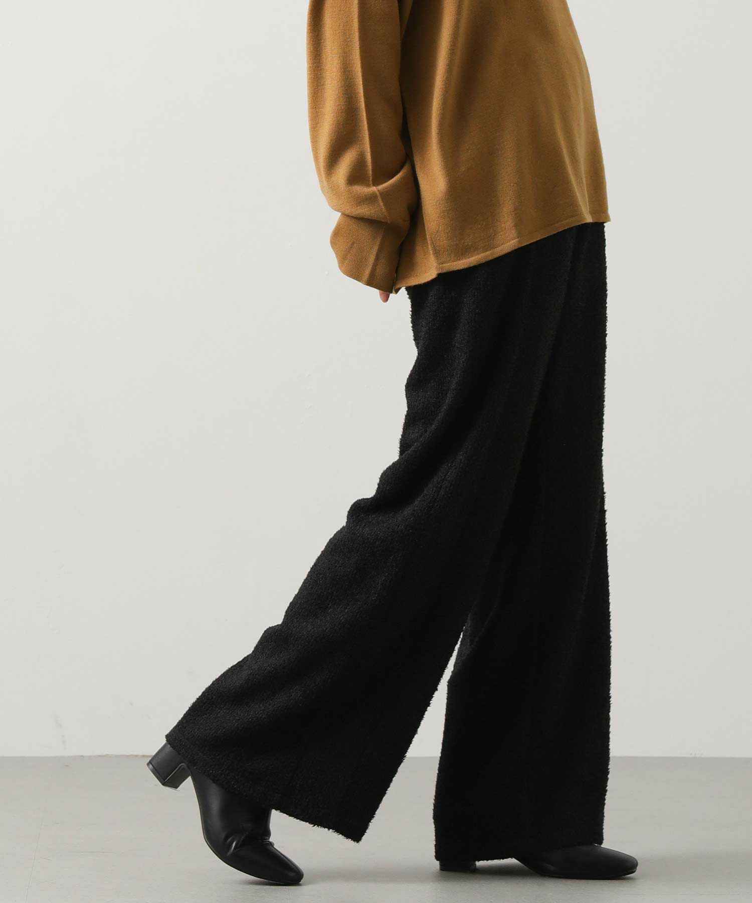 Gready Brilliantフリンジジャガードワイドパンツ | SEKIMIKI Online