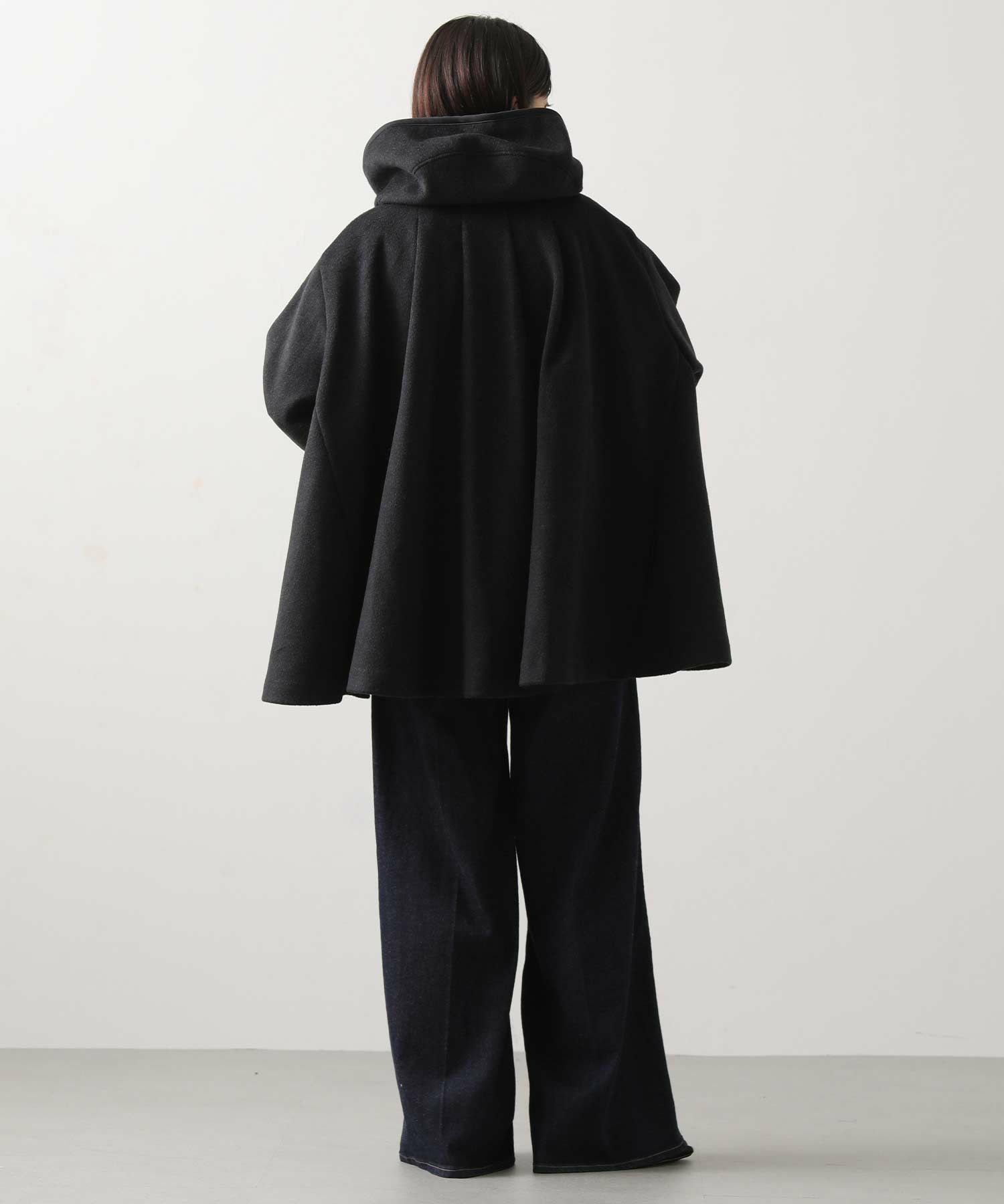 Gready Brilliantビーバーフードポンチョコート | SEKIMIKI Online