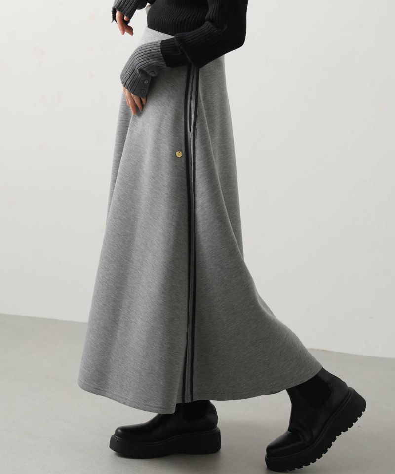 Gready Brilliantダンボールサイドラインフレアスカート | SEKIMIKI Online