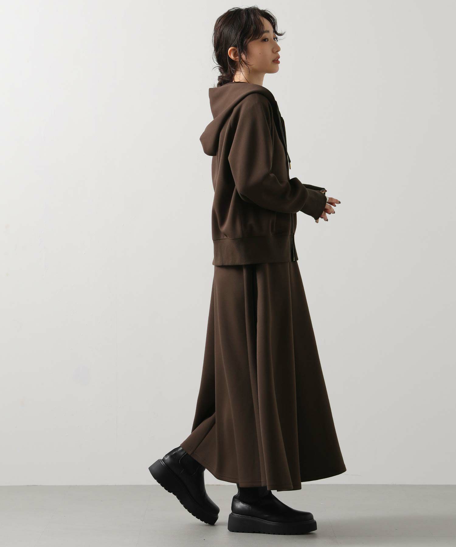 Gready Brilliantダンボールサイドラインフレアスカート | SEKIMIKI Online