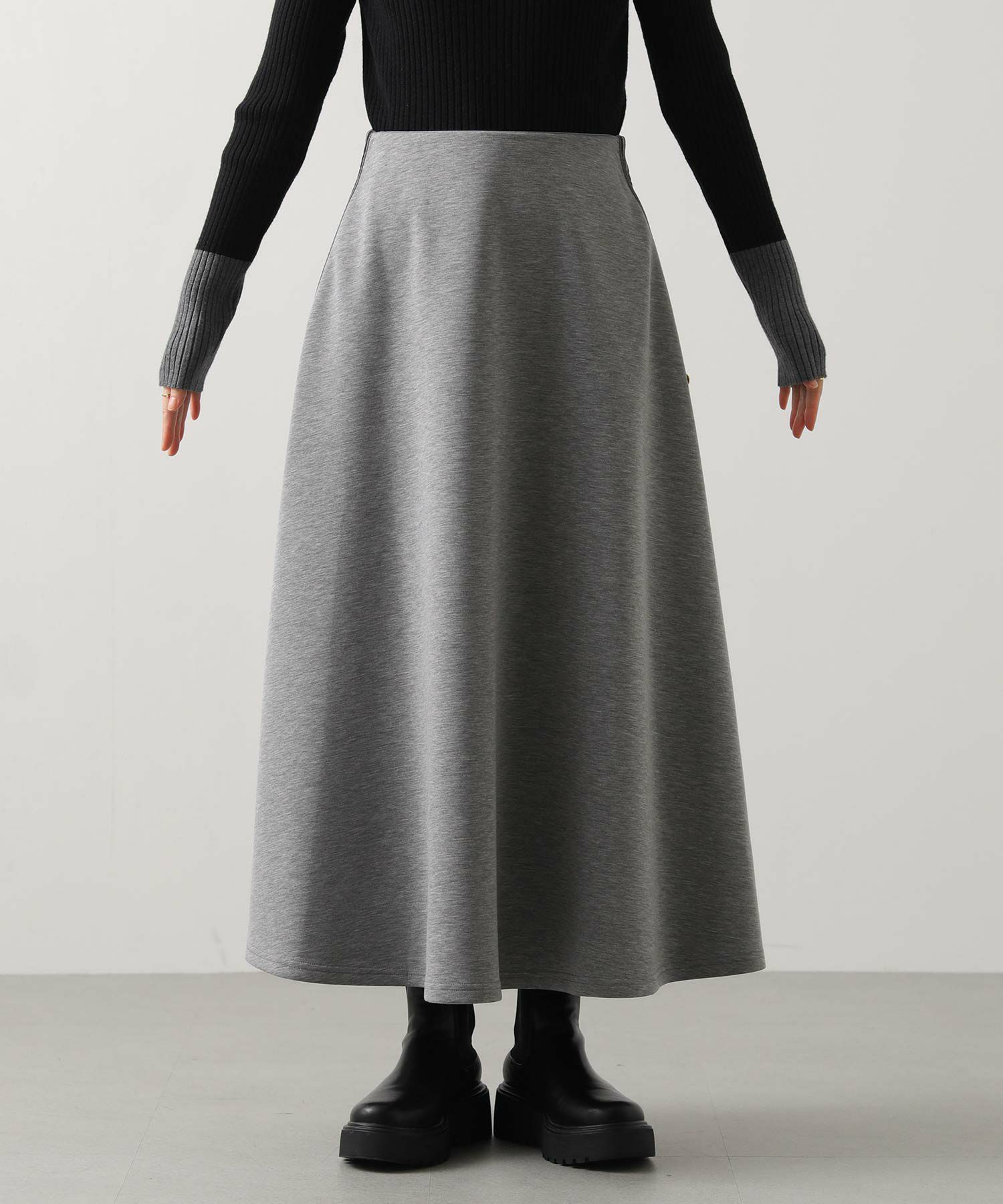 Gready Brilliantダンボールサイドラインフレアスカート | SEKIMIKI Online