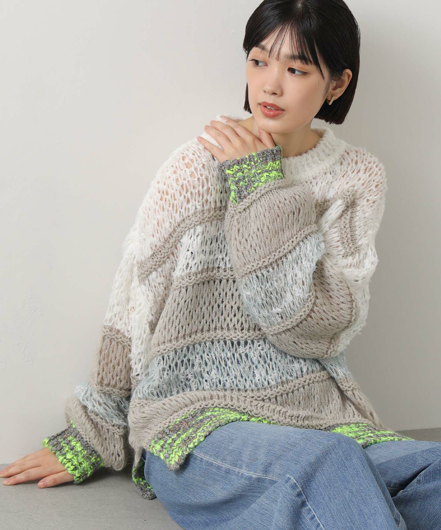 オフ×ベージュ