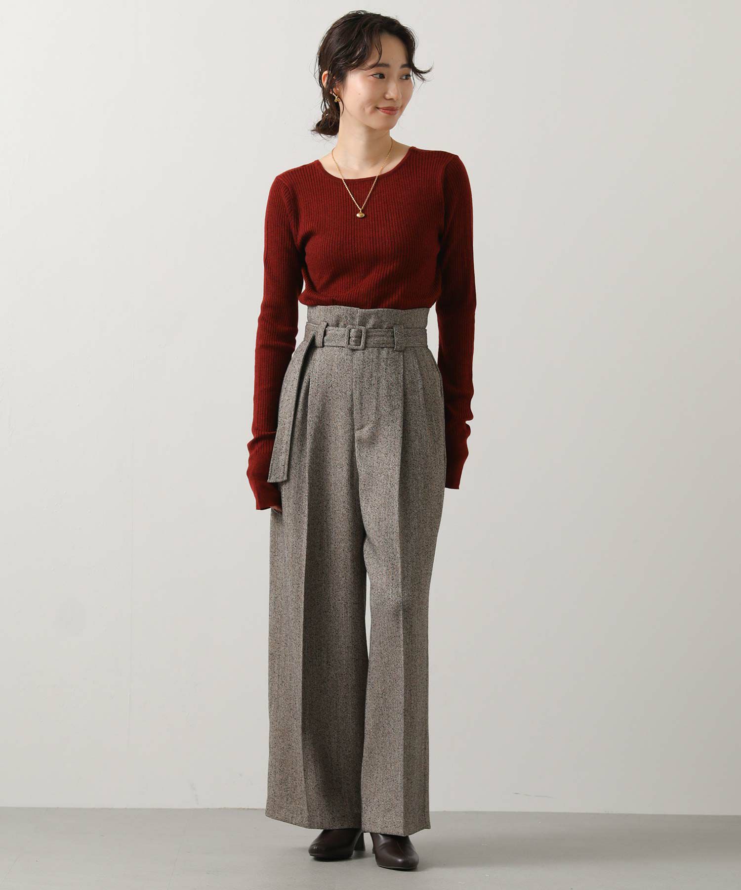 model:163cm　size：36