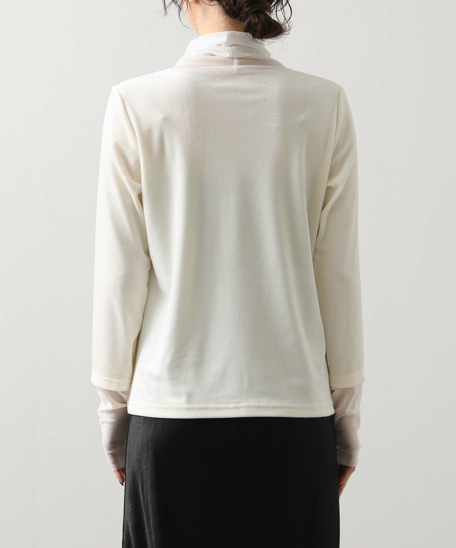 Gready Brilliantベロア×シアータートルトップス | SEKIMIKI Online