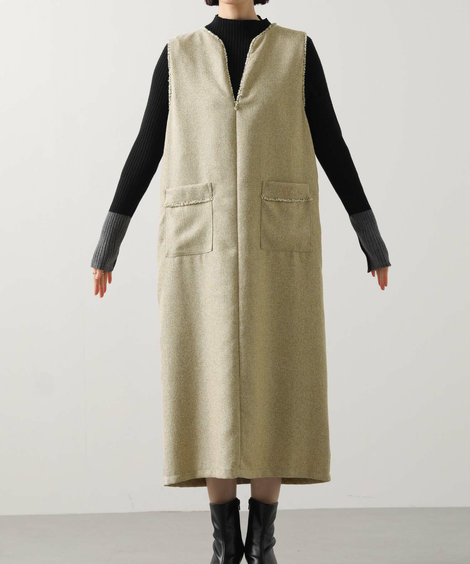 Gready Brilliantツィードキーネックジャンスカ | SEKIMIKI Online