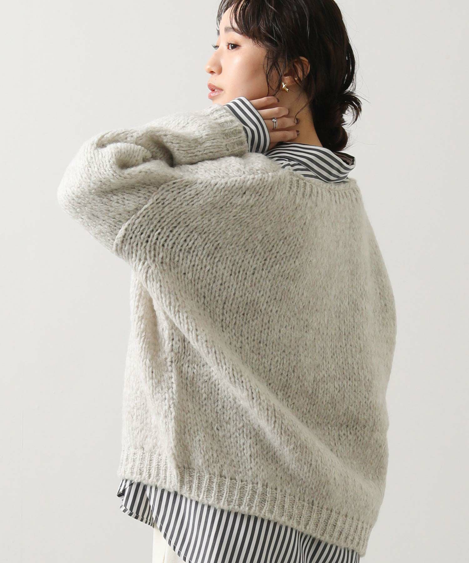 のん！グレディブリリアン　TRICOTSボートネックプルオーバー　ブルー TRICOTSボートネックプルオーバー | [公式]Gready Brilliant