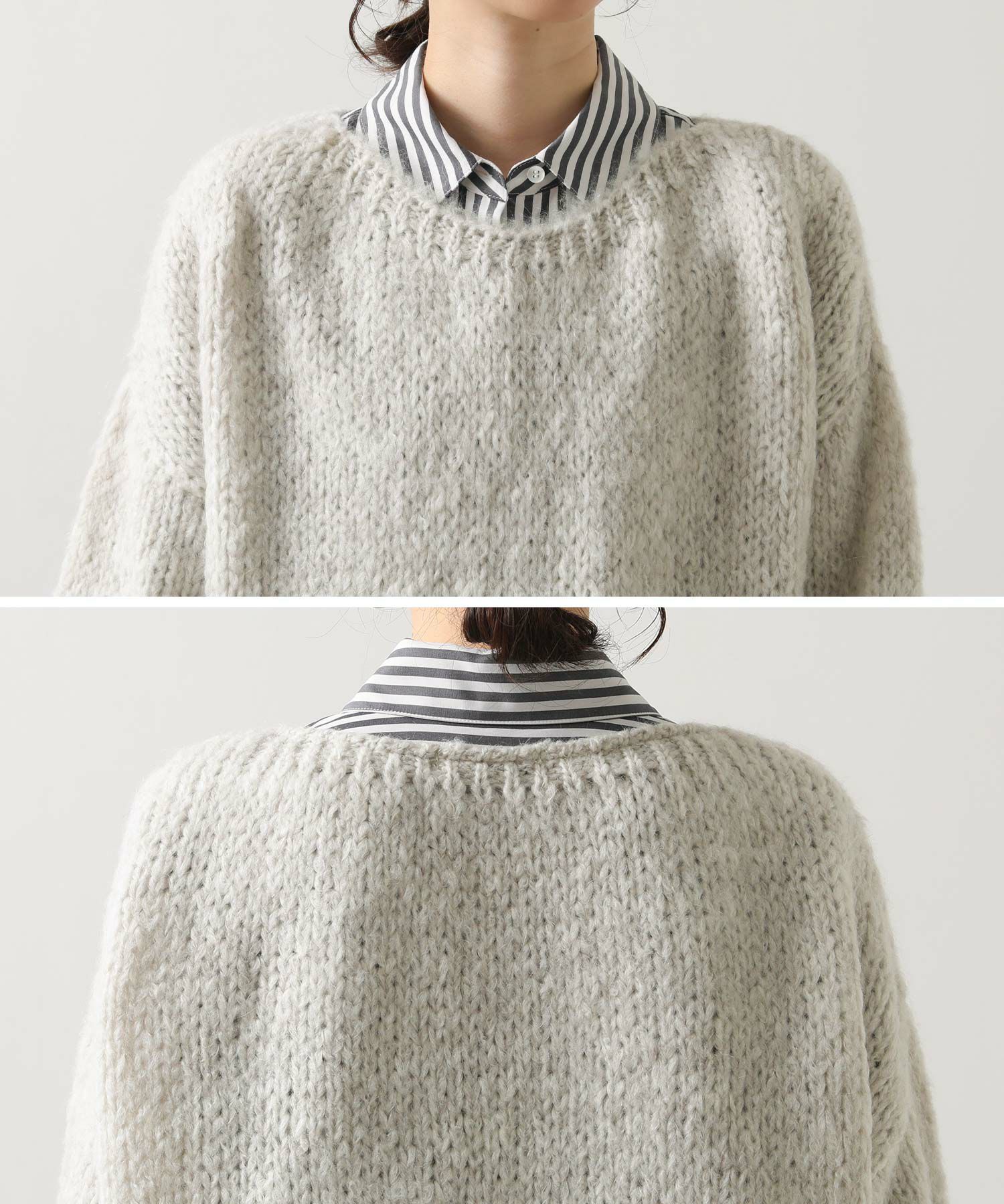 のん！グレディブリリアン　TRICOTSボートネックプルオーバー　ブルー TRICOTSボートネックプルオーバー | [公式]Gready Brilliant