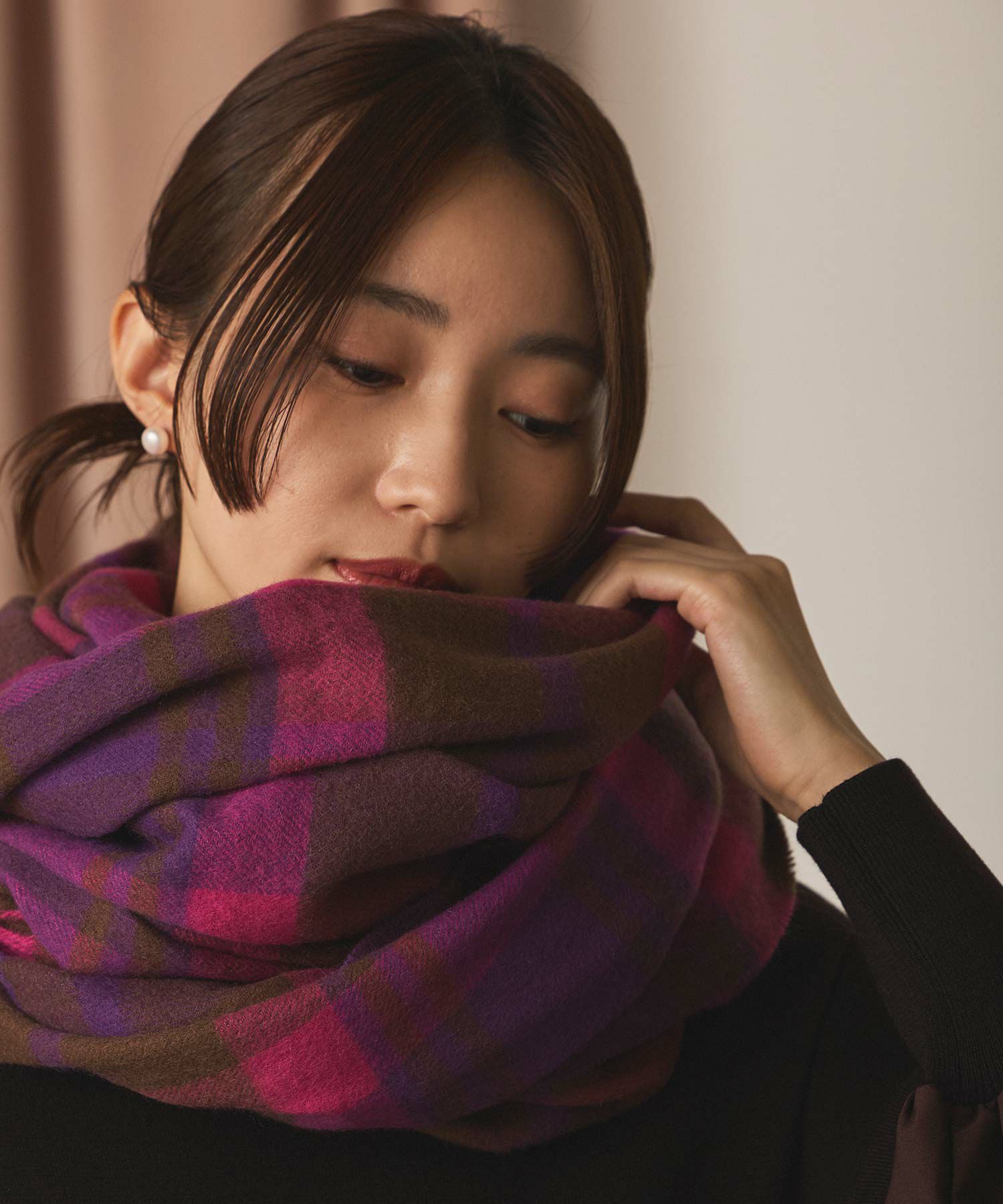 Gready BrilliantTWEEDMILLチェックストール | SEKIMIKI Online