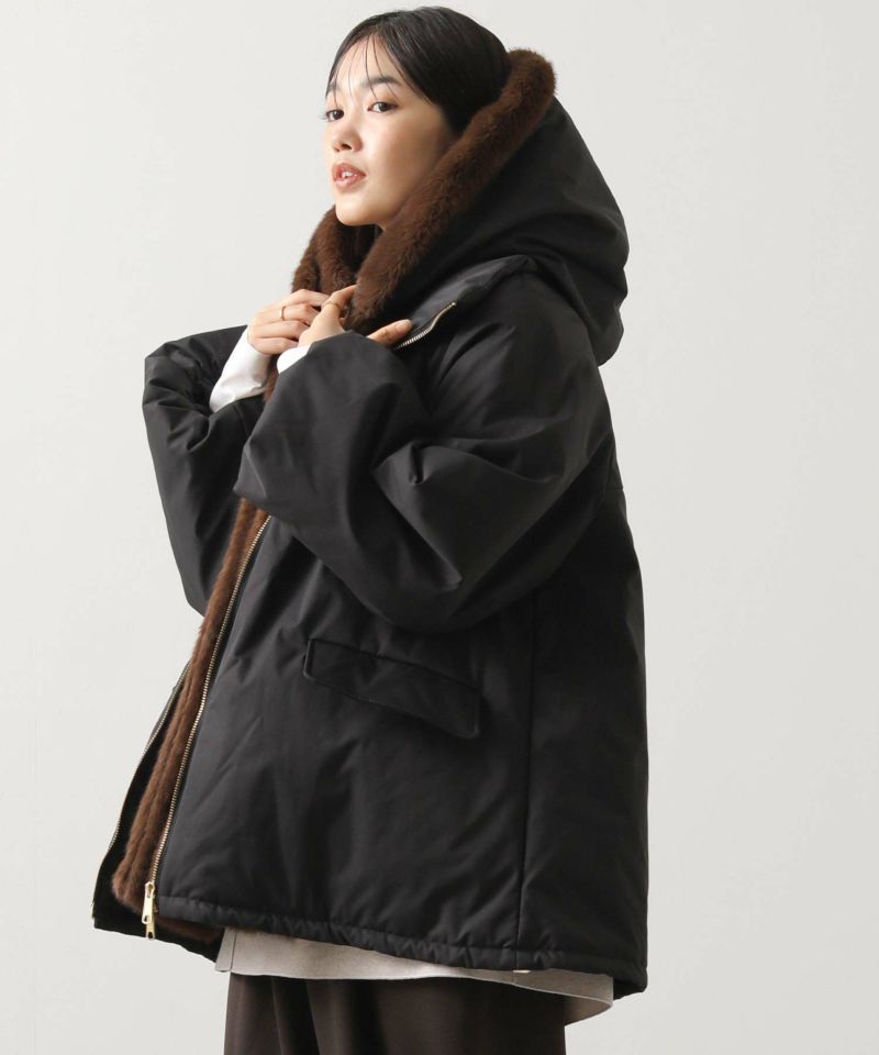 Gready Brilliant取り外しファー中綿フードコート | SEKIMIKI Online