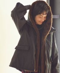 Re Fiinaブークレチェックコート | SEKIMIKI Online