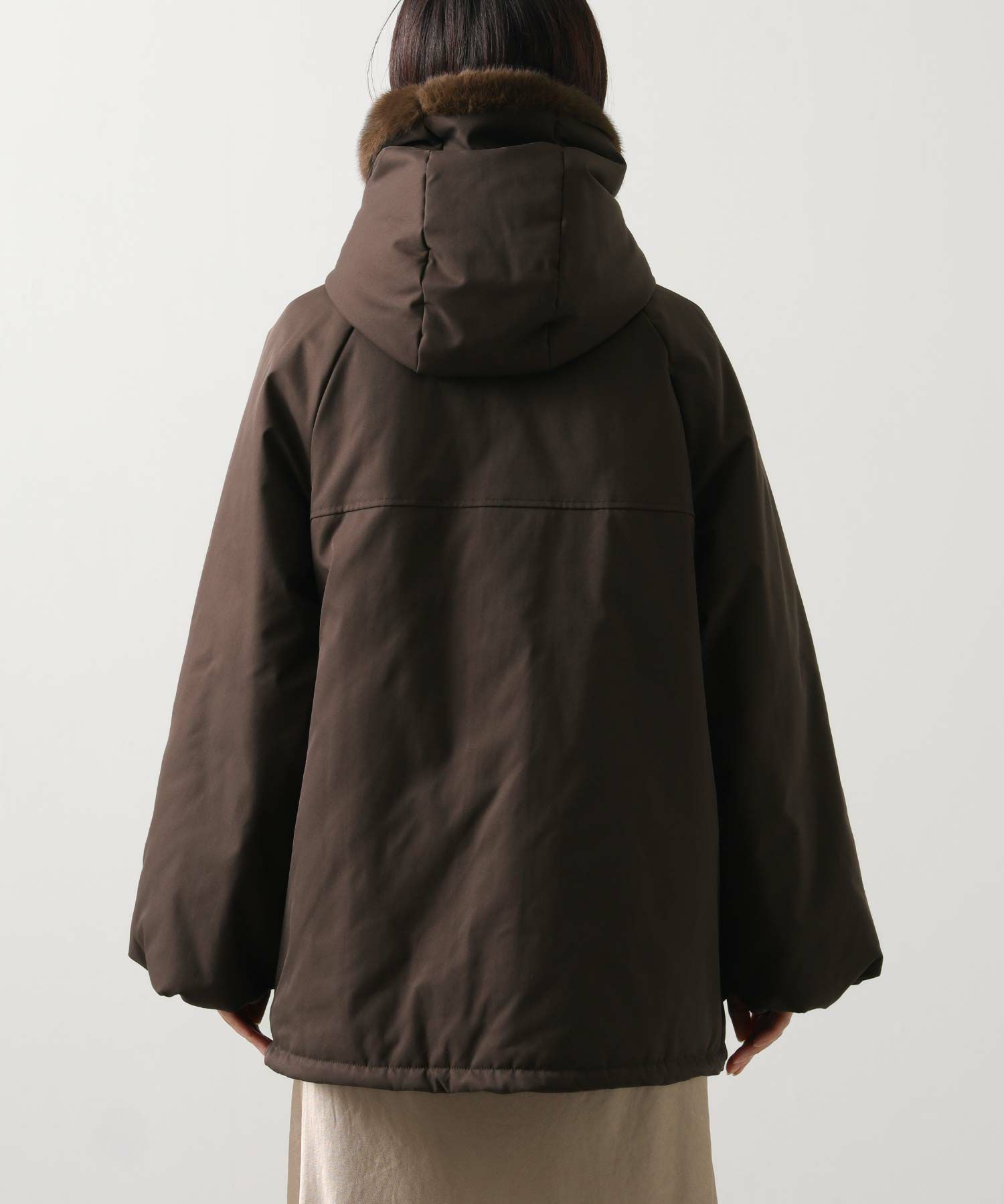 Gready Brilliant【竹下 玲奈select item】 取り外しファー中綿フード