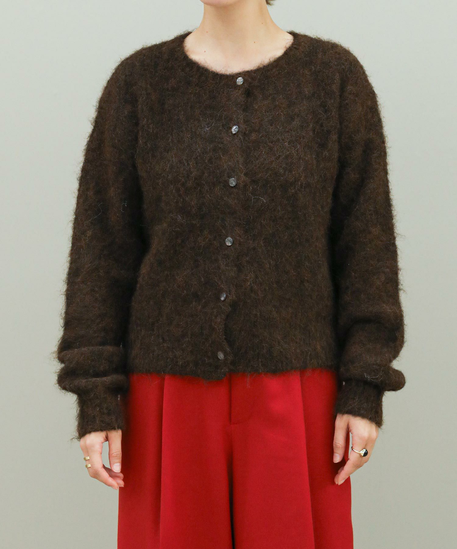 The rejoiceソフトシャギーカーディガン | SEKIMIKI Online