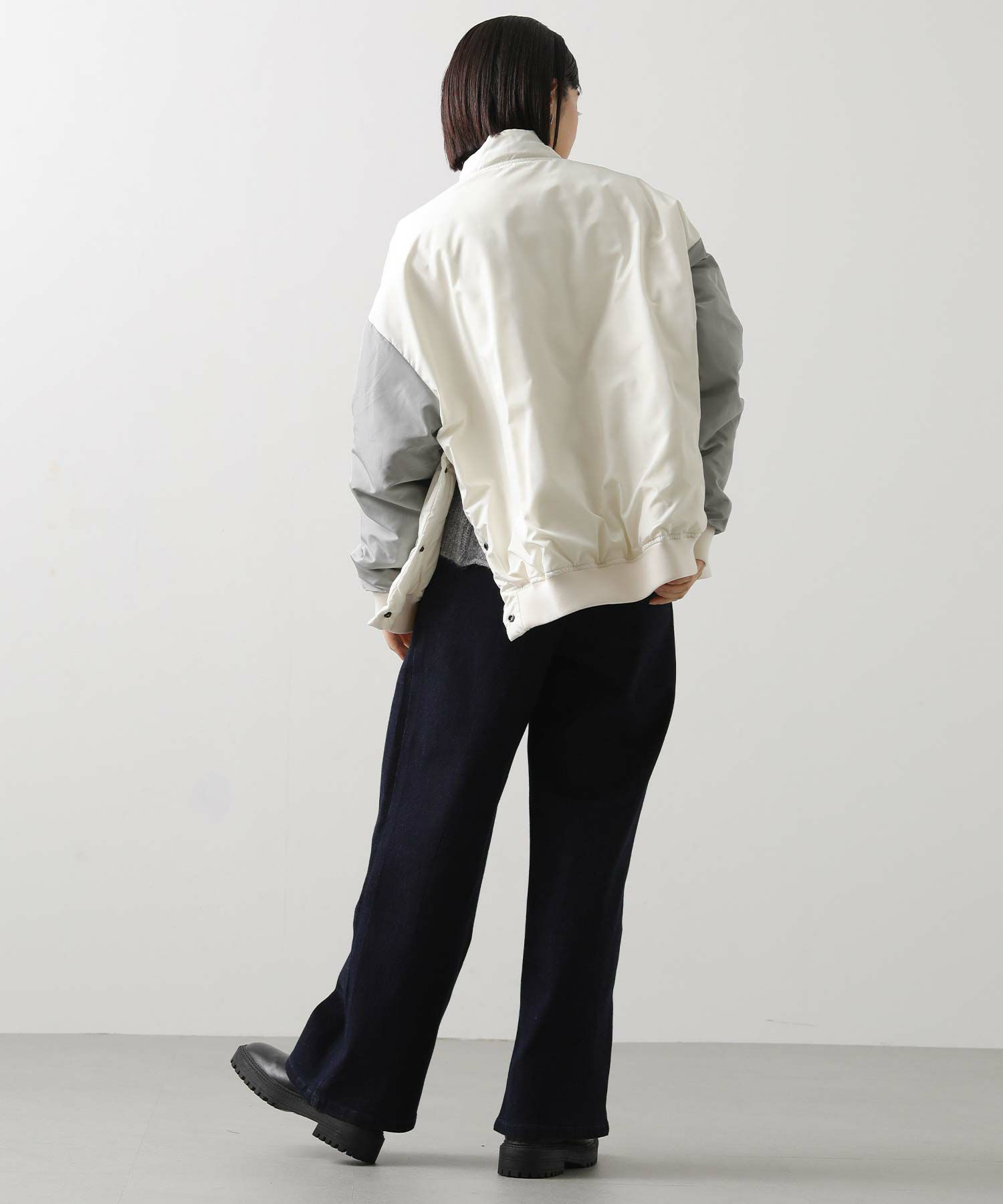 Gready Brilliantストレッチタックワイドデニムパンツ | SEKIMIKI Online