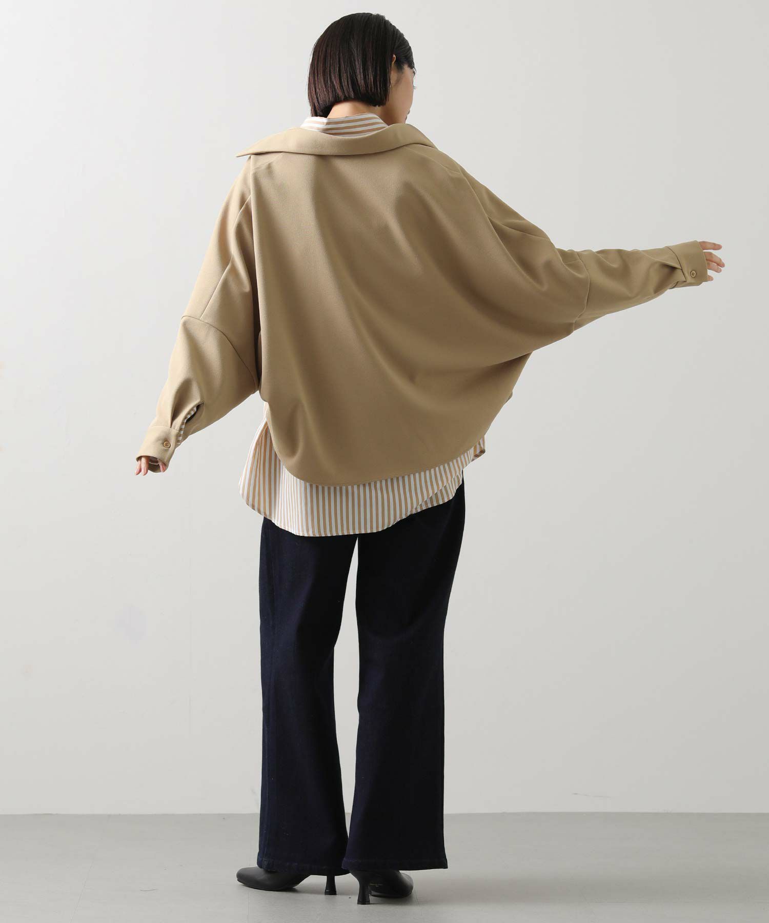 Gready Brilliantストレッチタックワイドデニムパンツ | SEKIMIKI Online