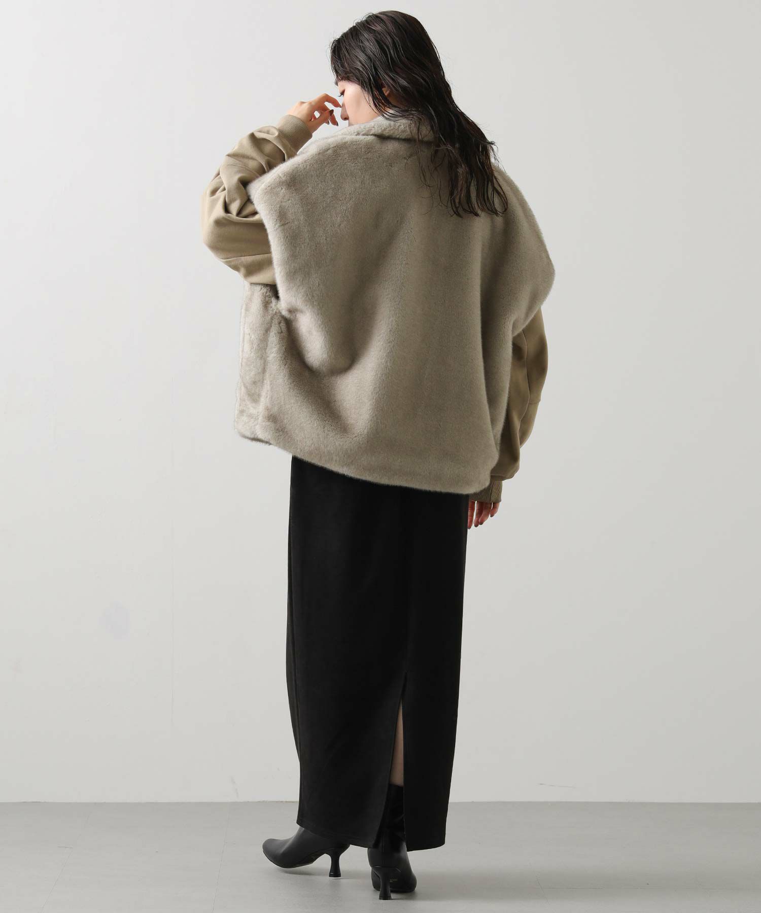 Gready Brilliantエコファー襟付きベスト | SEKIMIKI Online