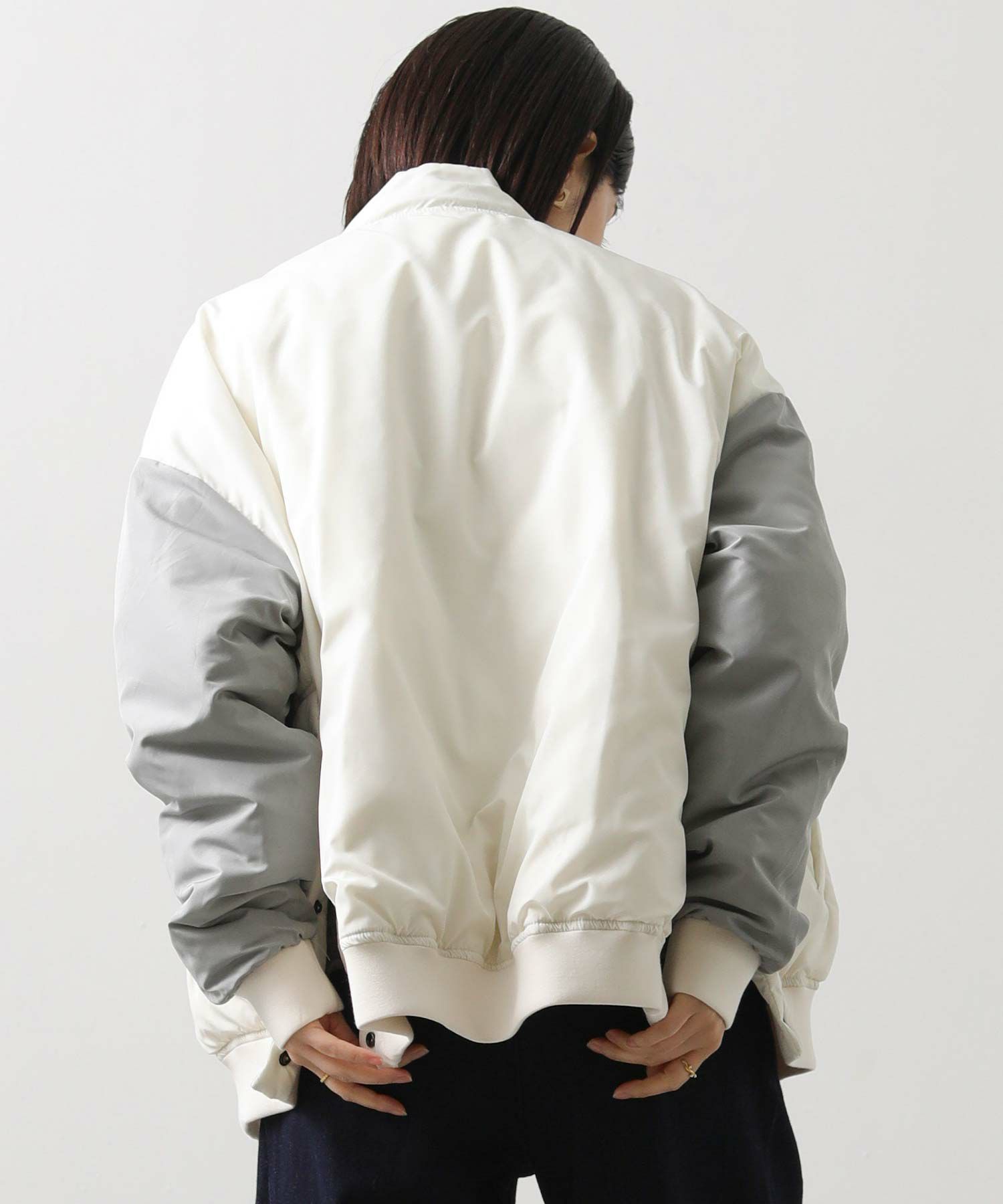 Gready Brilliantダウンスタジャンリバーシブルジャケット | SEKIMIKI