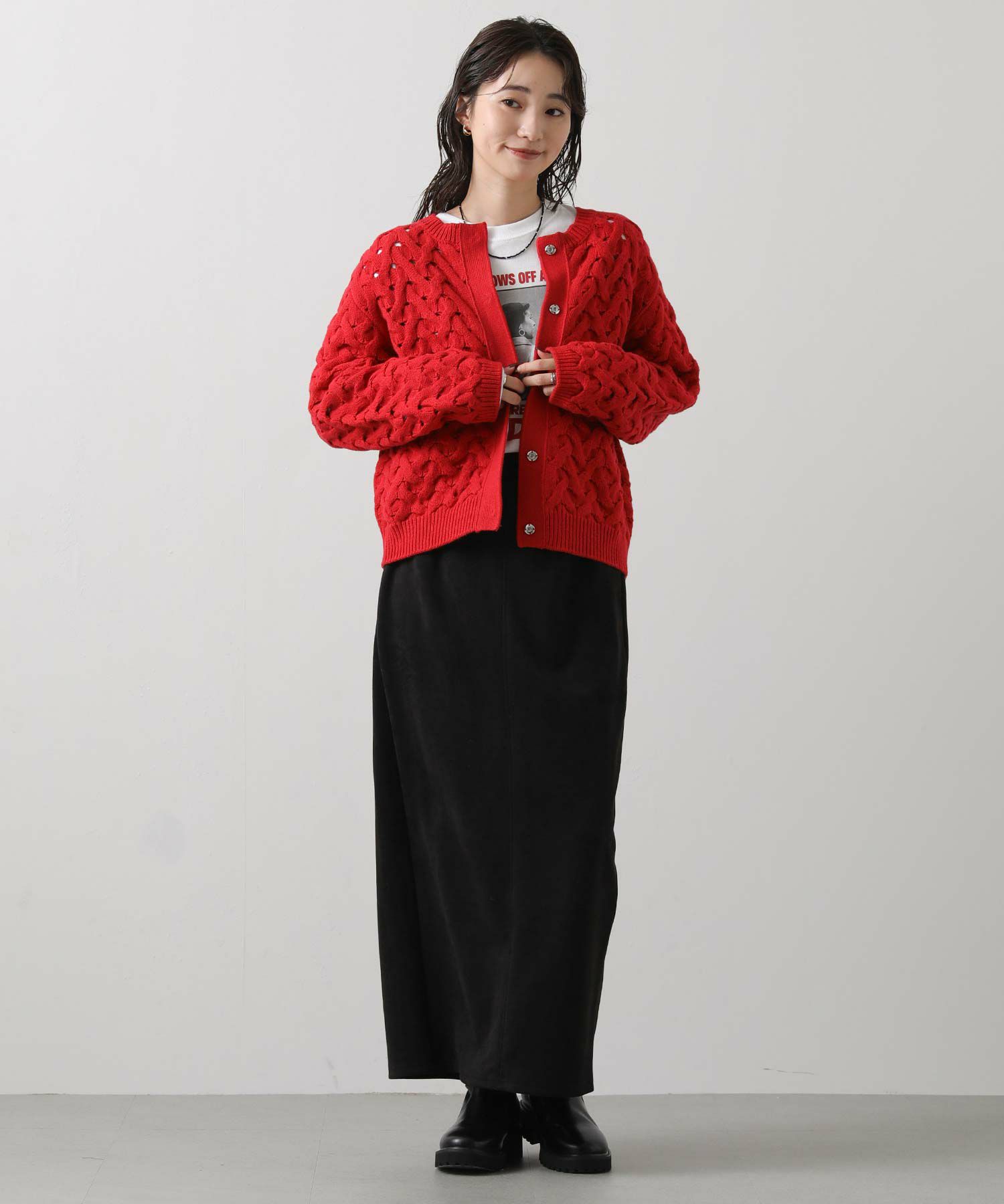 GRANCY Destruction Design カーディガンS レッド 2026年最新】グランシー カーディガンの人気アイテム - メルカリ