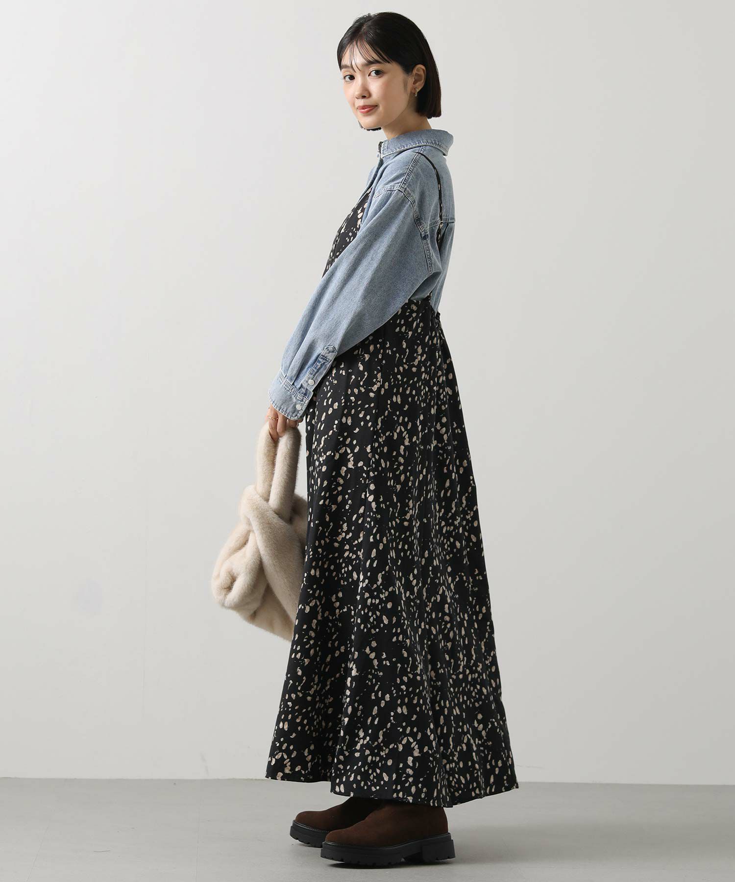 Gready Brilliantレオパード柄キャミワンピース | SEKIMIKI Online