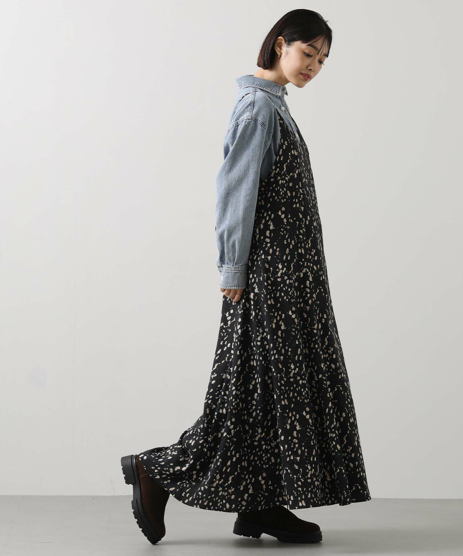 Gready Brilliantレオパード柄キャミワンピース | SEKIMIKI Online