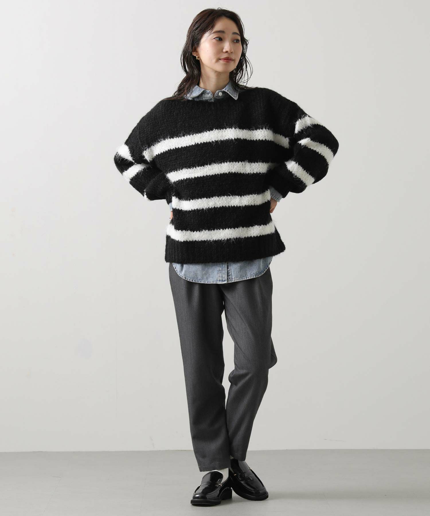 model:163cm　size：38