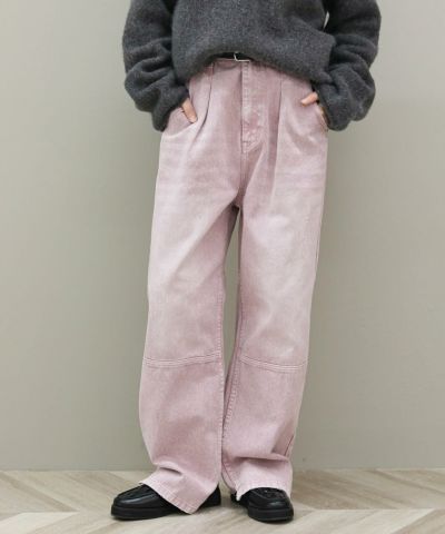 The rejoiceタックワイドデニム | SEKIMIKI Online