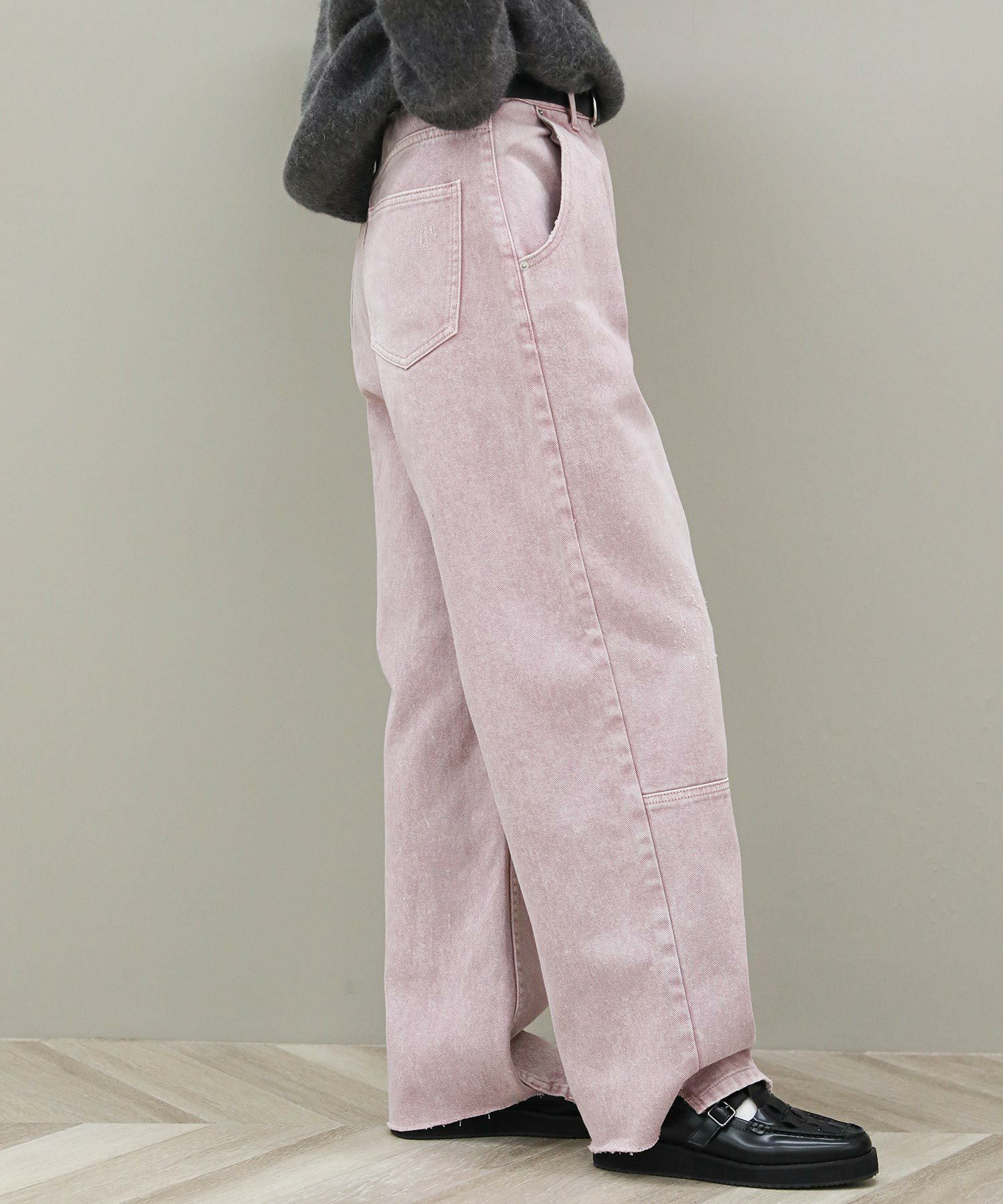 RILY デニムローズ The rejoiceタックワイドデニム | SEKIMIKI Online