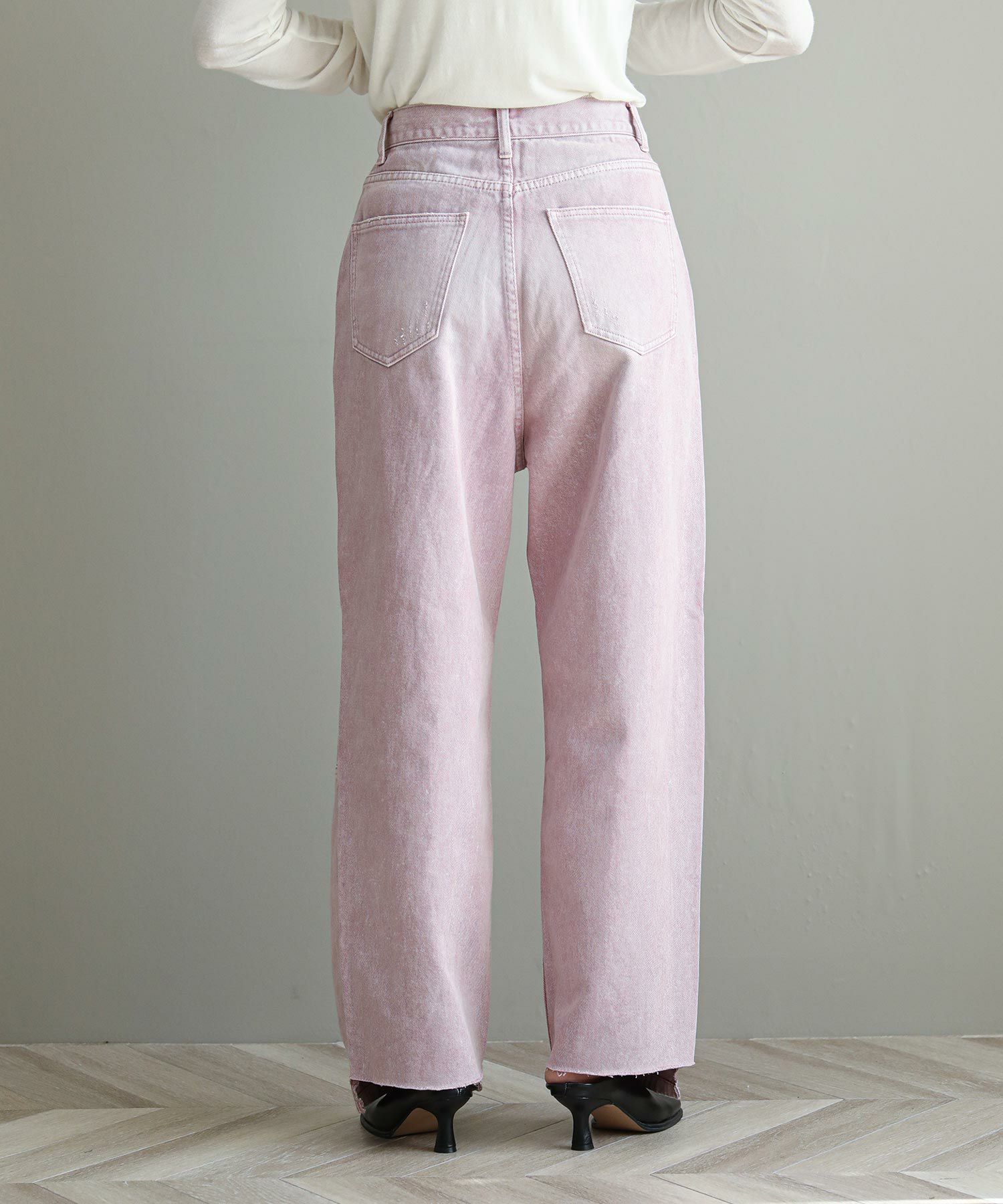 The rejoiceタックワイドデニム | SEKIMIKI Online