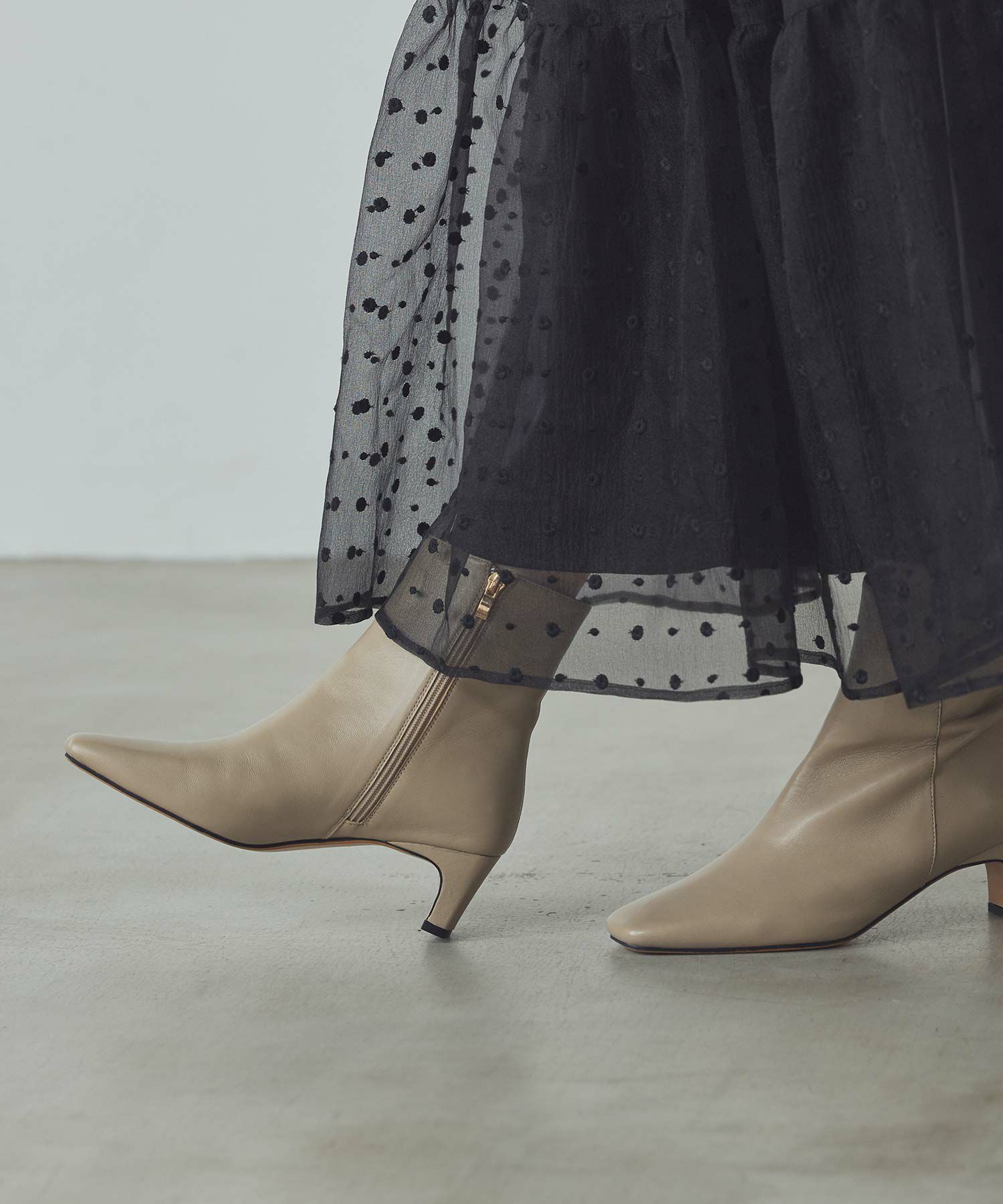 Gready Brilliantシープレザーショートブーツ | SEKIMIKI Online