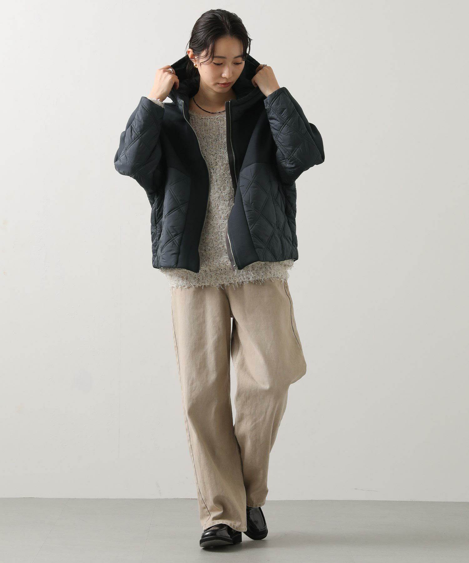 Gready Brilliantダンボールキルトフードジャケット | SEKIMIKI Online