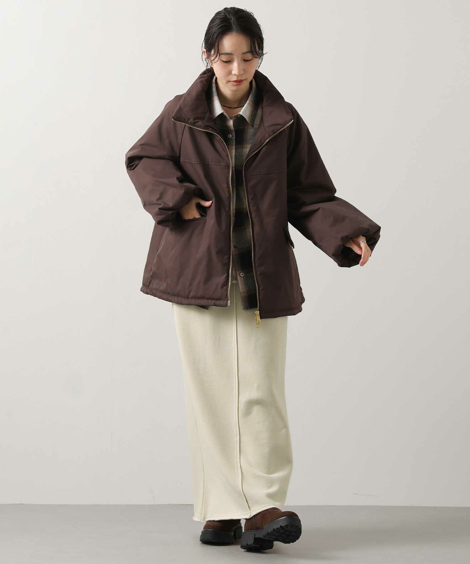 Gready BrilliantスウェットロゴAラインマキシスカート | SEKIMIKI Online