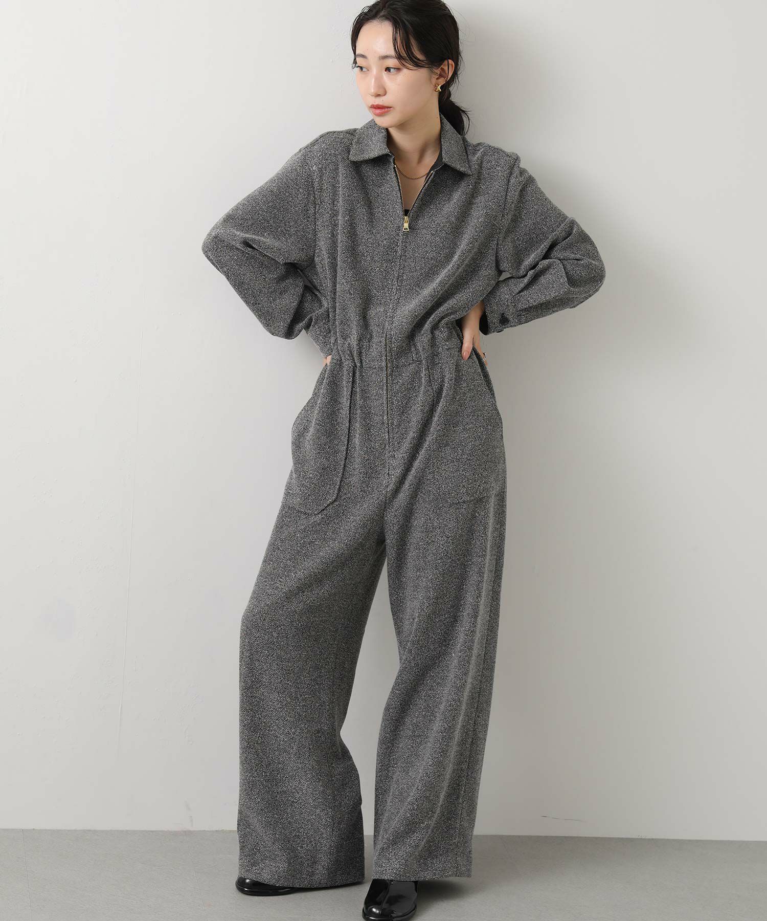 BEARDSLEY オールインワン　美品 BEARDSLEY（ビアズリー）の「2WAYオールインワン：フロントファスナー