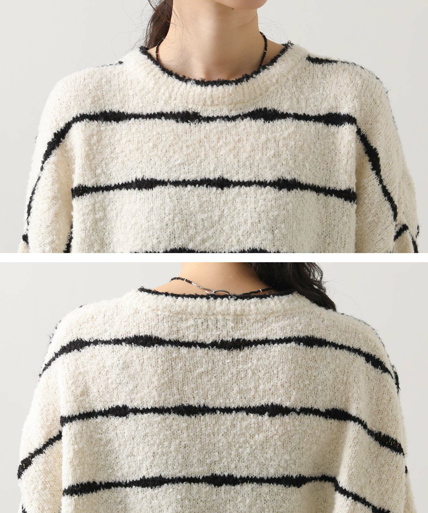 Gready Brilliant手描き風ボーダーブークレプルオーバー | SEKIMIKI Online