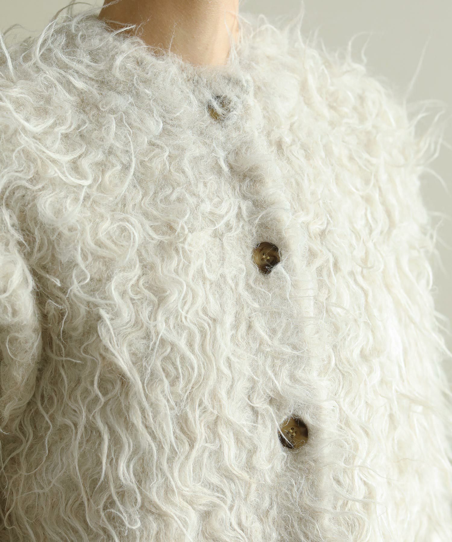 The rejoice2wayシャギーカーデ | SEKIMIKI Online