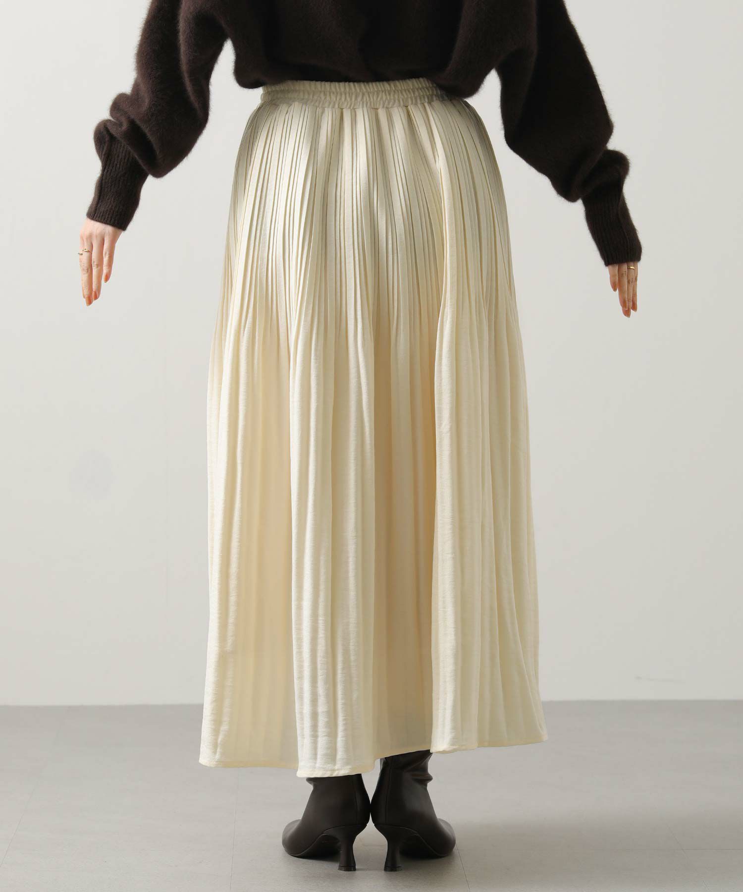 Gready Brilliantウールライクプリーツスカート | SEKIMIKI Online
