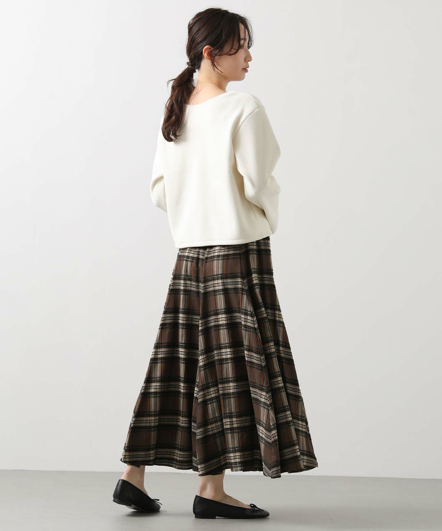 Gready BrilliantモールチェックWリブスカート | SEKIMIKI Online