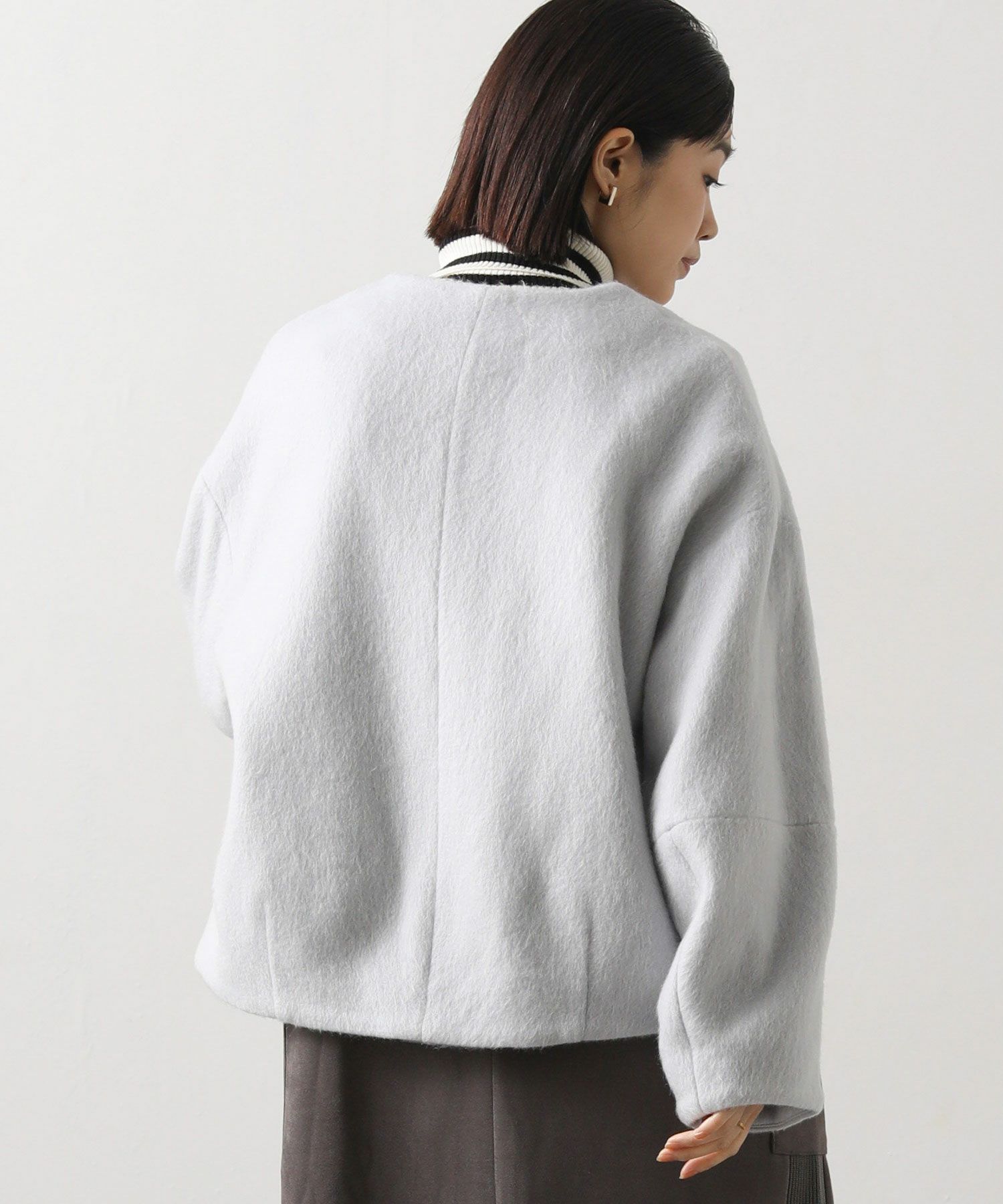 Gready BrilliantLUシャギーショートコート | SEKIMIKI Online