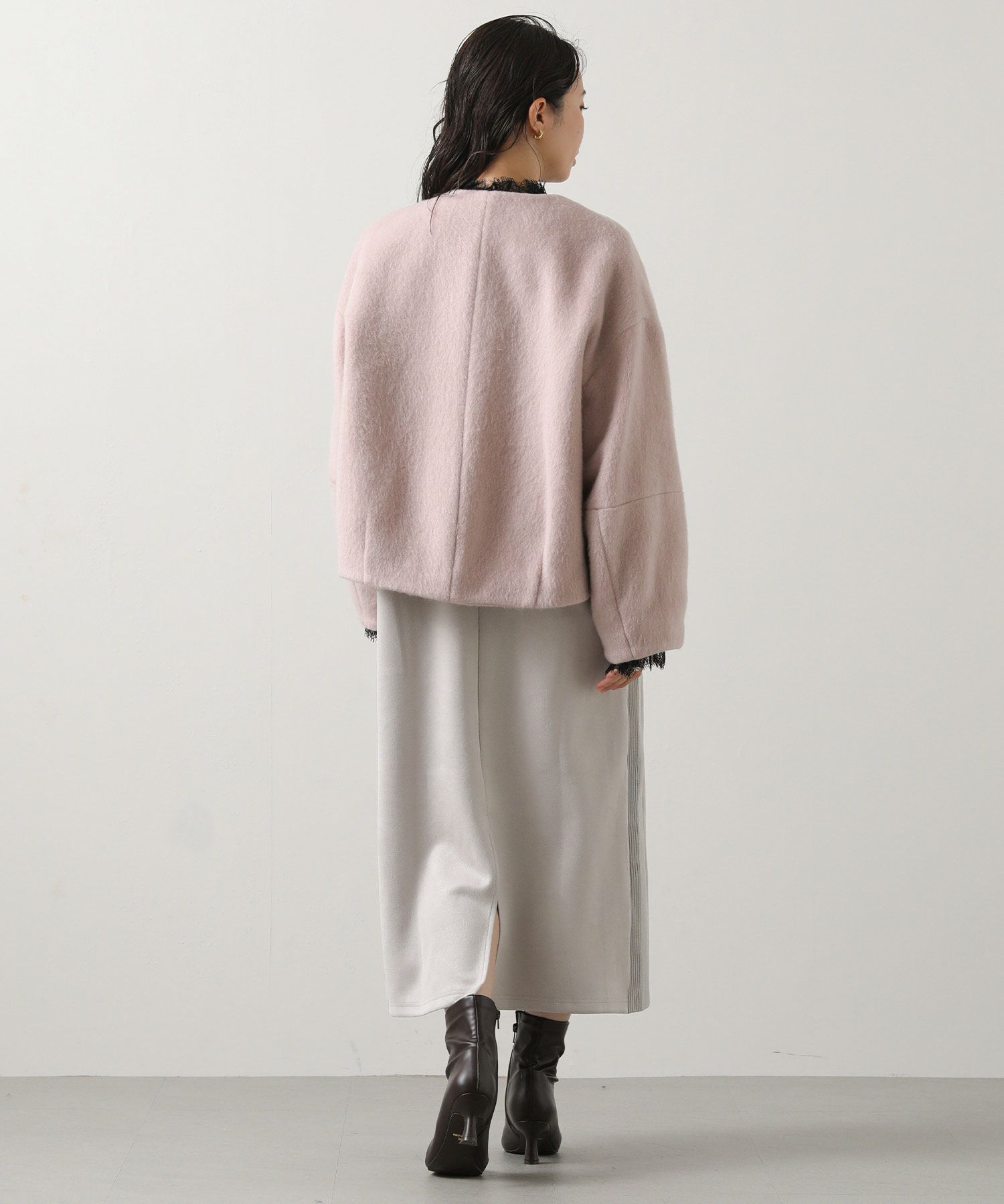 Gready BrilliantLUシャギーショートコート | SEKIMIKI Online