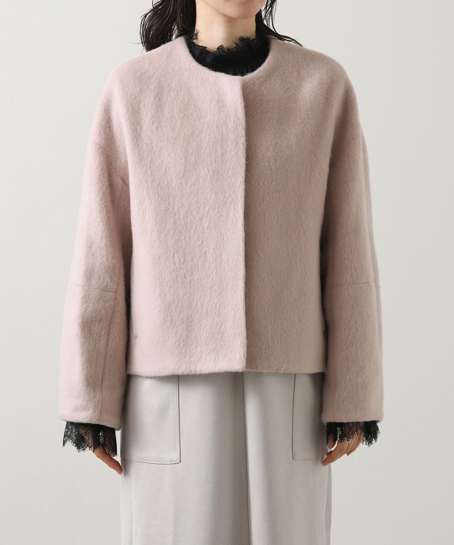 Gready BrilliantLUシャギーショートコート | SEKIMIKI Online