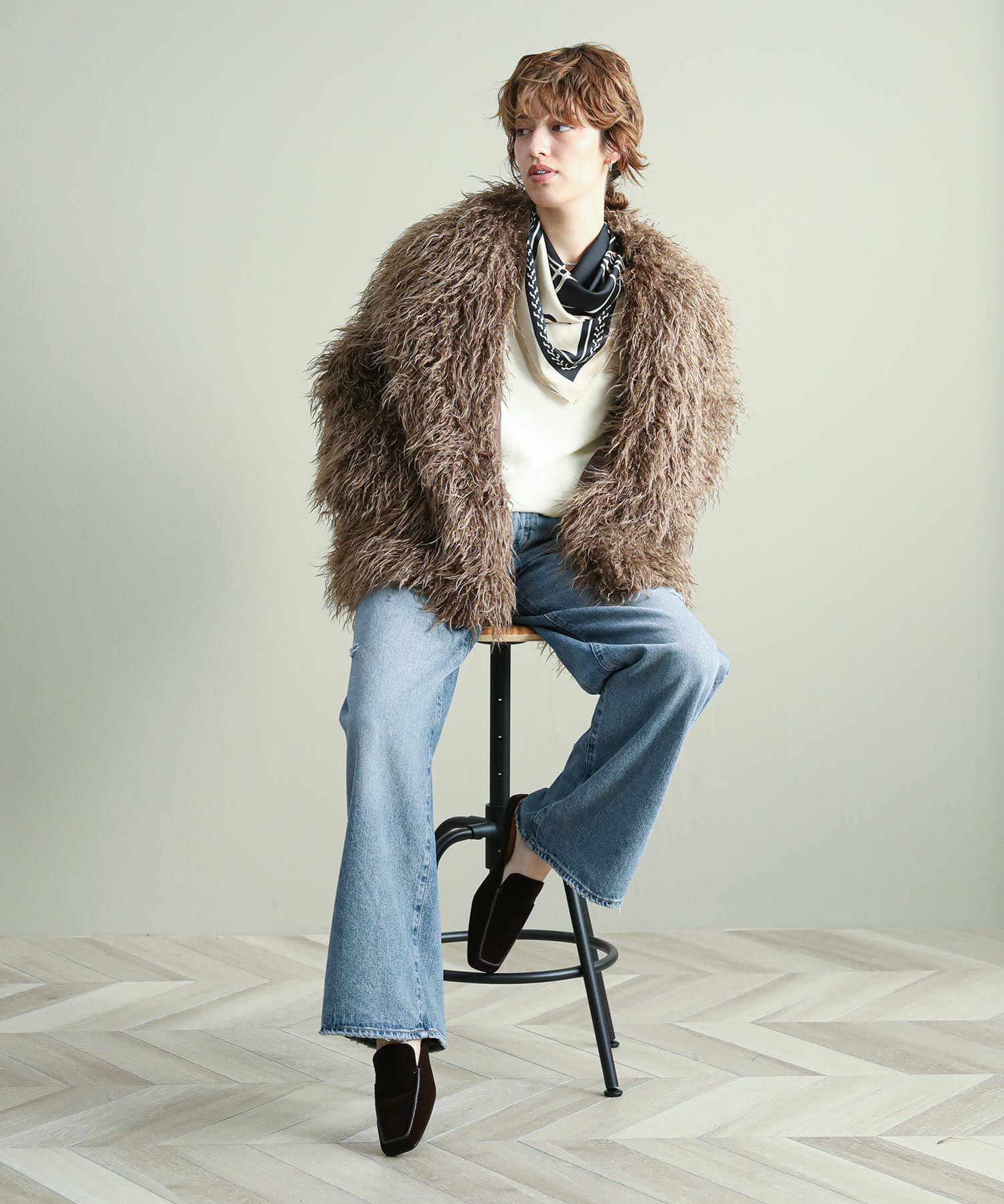 The rejoiceロングファージャケット【LANCER CLOTHING CORPORATION