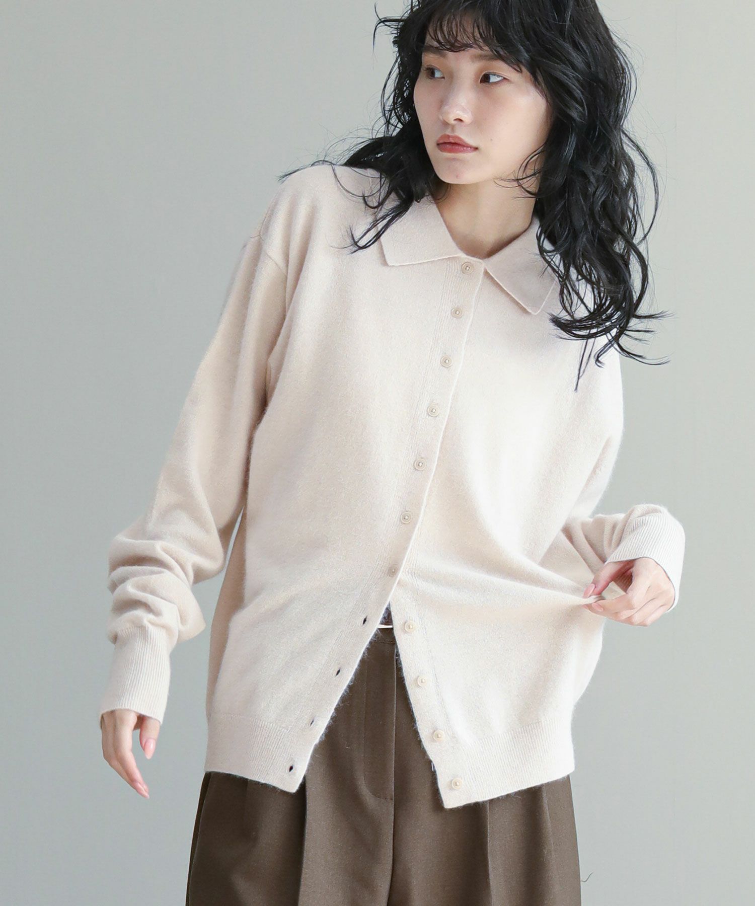 TODAYFUL Raccoon Knit Cardigan クリーム todayful ラクーンニット