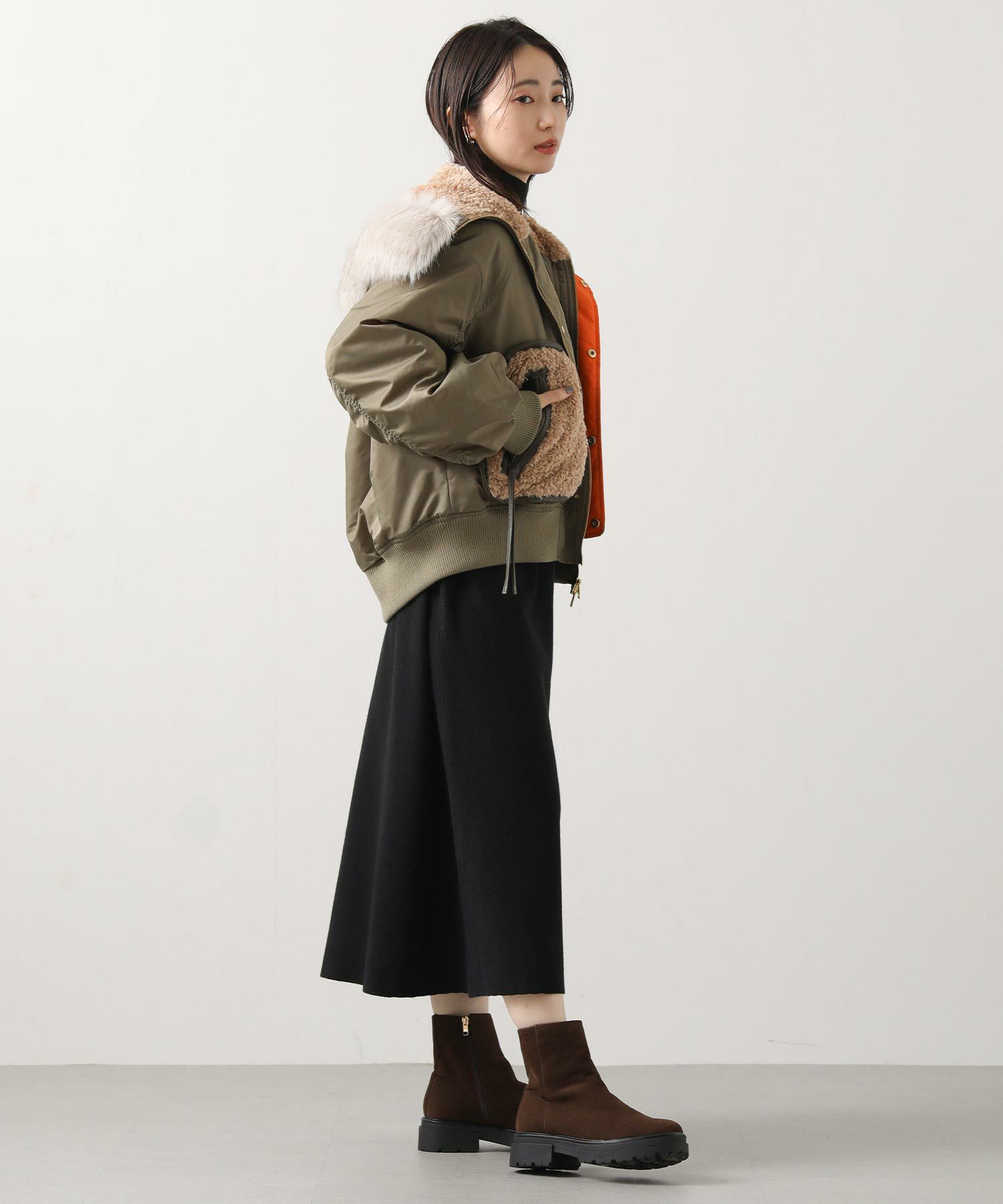 セパレートワンピース2点セット San-ai Resort 三愛水着楽園 水着 「WEB限定」Aラインワンピース2点