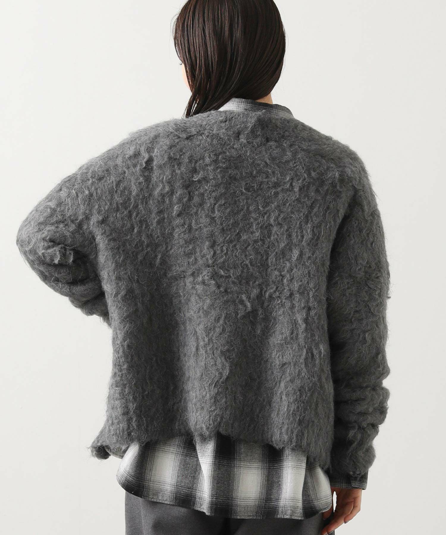 Gready BrilliantシャギーVネックニット | SEKIMIKI Online