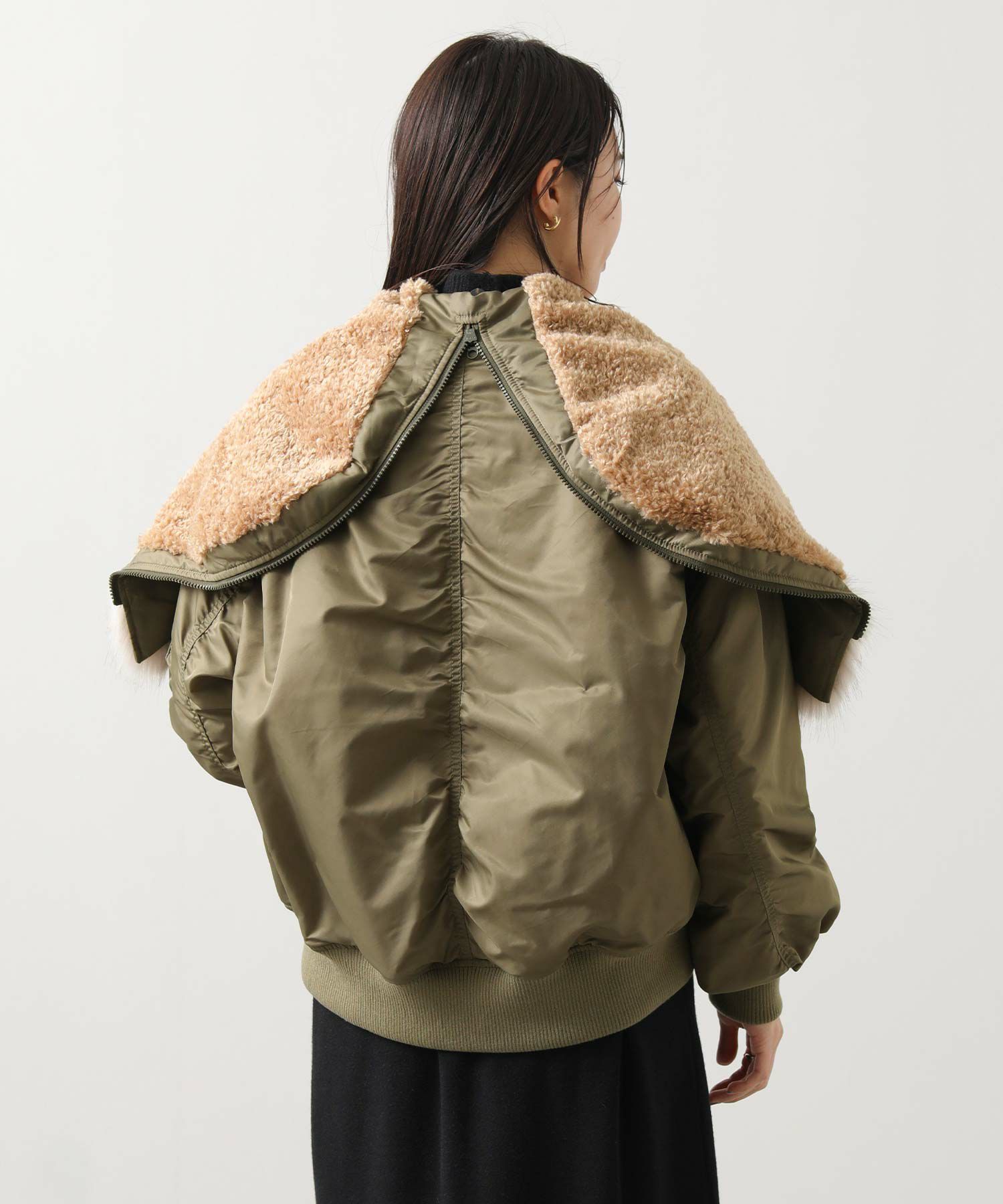 Gready BrilliantBIGフーディーMA－1 | SEKIMIKI Online