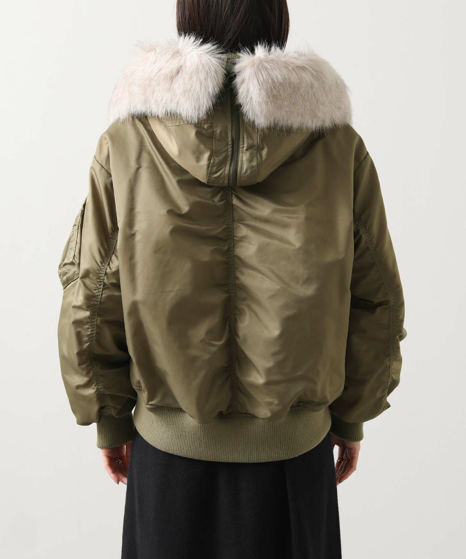 marry様 Gready BrilliantBIGフーディーMA－1 | SEKIMIKI Online