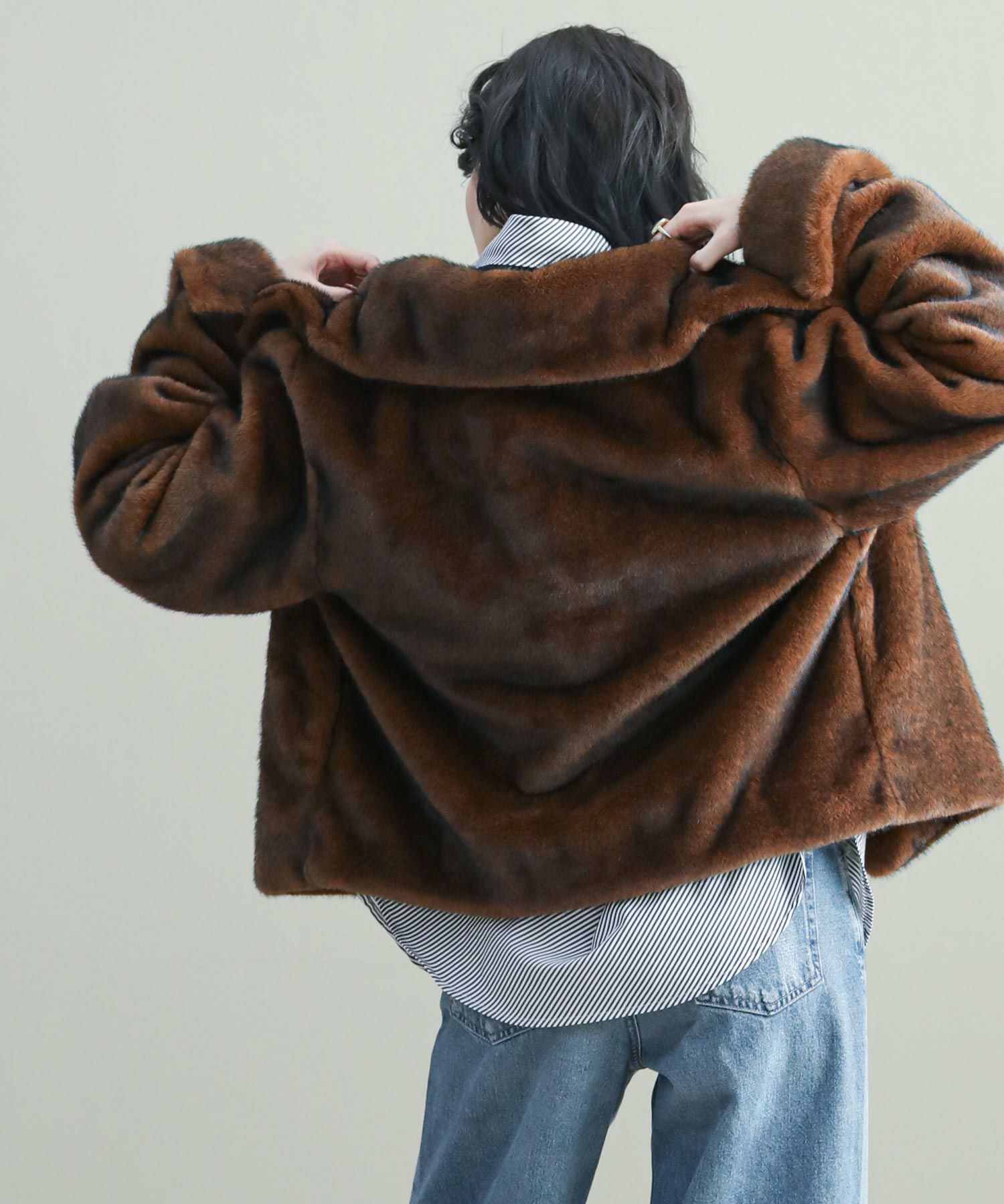 The rejoiceポイントカラーファーコート【Knuth Marf】 | SEKIMIKI Online