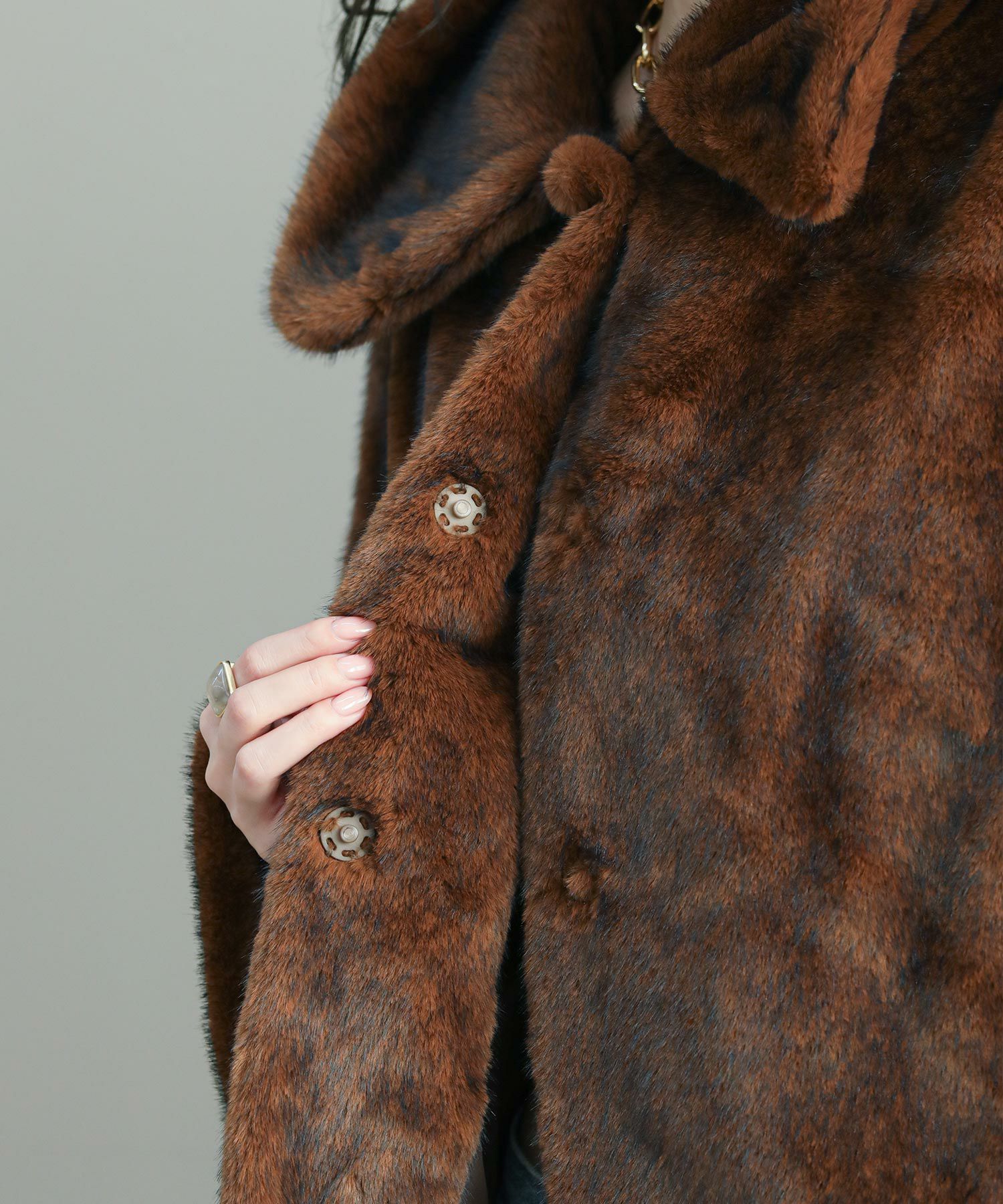 The rejoiceポイントカラーファーコート【Knuth Marf】 | SEKIMIKI Online